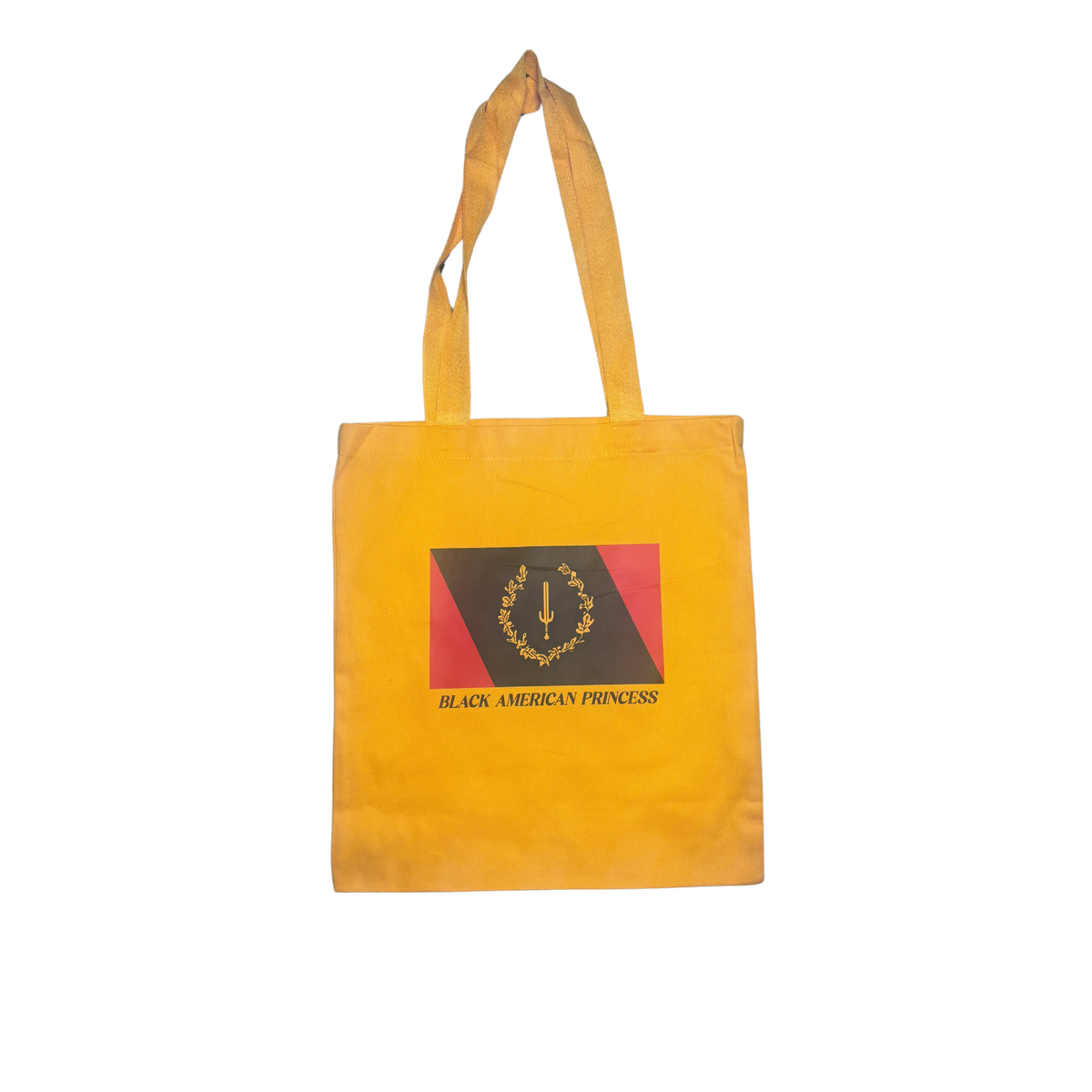 Black American Princess Tote Bag