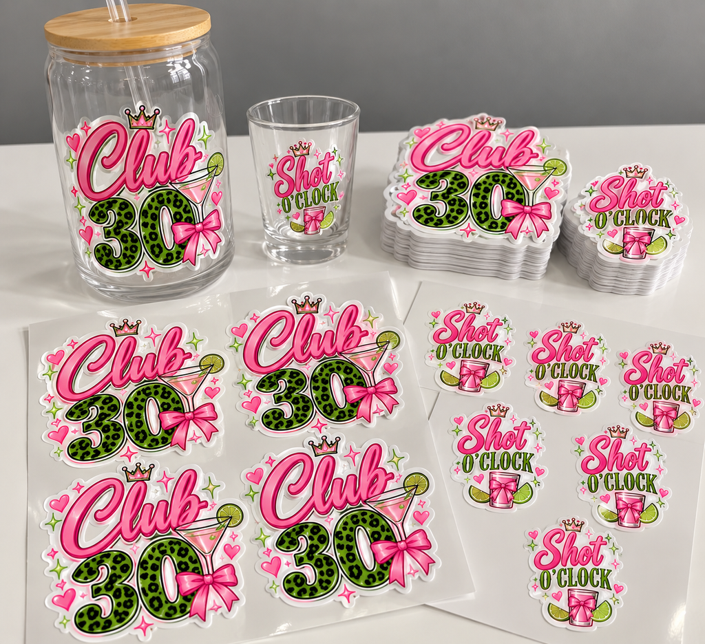 Custom UV DTF Stickers