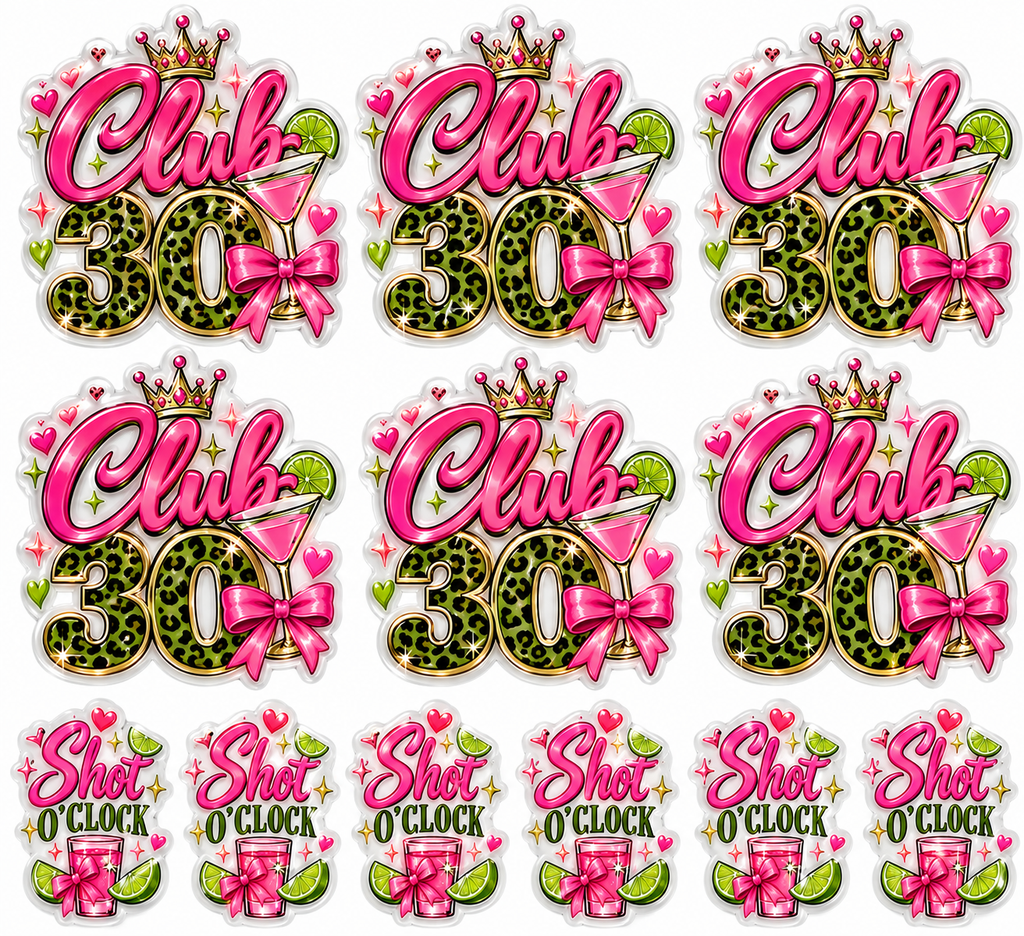Custom UV DTF Stickers
