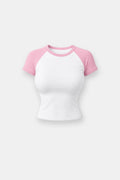 Custom Raglan Crop Tee