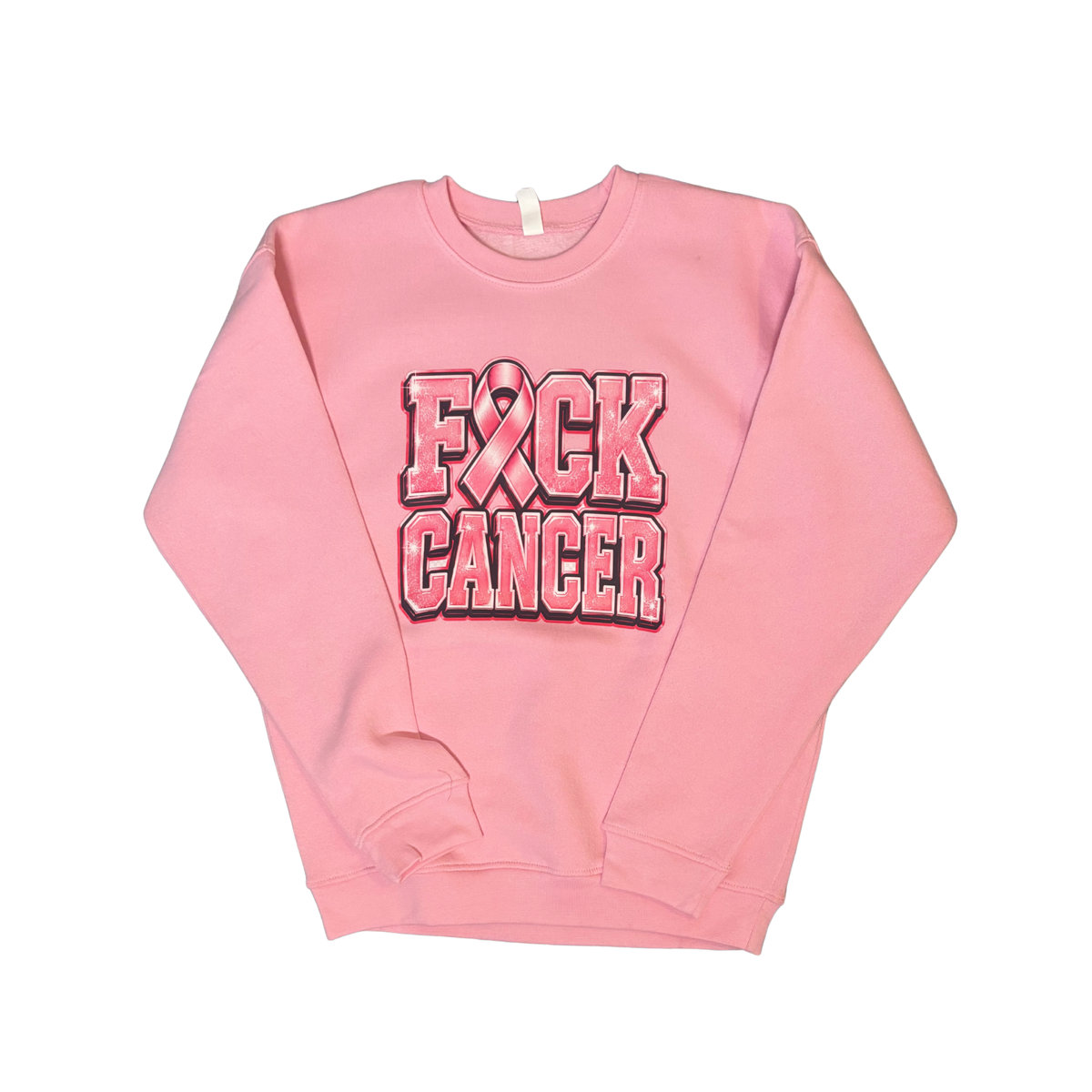 F*ck Breast Cancer Crewneck Sweatshirt