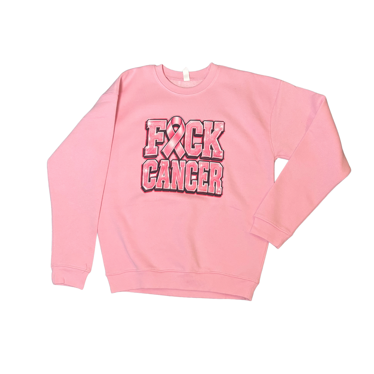 F*ck Breast Cancer Crewneck Sweatshirt